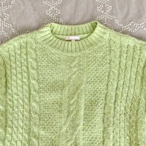 EUC GIANNI BINI cozy cropped sweater